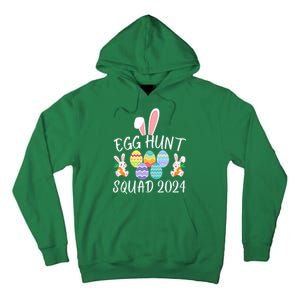 Egg Hunt Squad 2024 Funny Easter Day 2024 Egg Hunt Easter Eggs Hunter Tall Hoodie