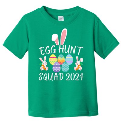 Egg Hunt Squad 2024 Funny Easter Day 2024 Egg Hunt Easter Eggs Hunter Toddler T-Shirt