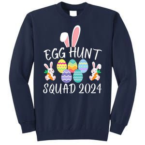 Egg Hunt Squad 2024 Funny Easter Day 2024 Egg Hunt Easter Eggs Hunter Tall Sweatshirt