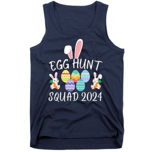 Egg Hunt Squad 2024 Funny Easter Day 2024 Egg Hunt Easter Eggs Hunter Tank Top