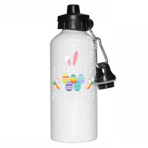 Egg Hunt Squad 2024 Funny Easter Day 2024 Egg Hunt Easter Eggs Hunter Aluminum Water Bottle