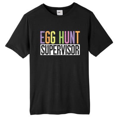 Egg Hunt Supervisor Egg Hunting Party Mom Dad Adult Easter Tall Fusion ChromaSoft Performance T-Shirt