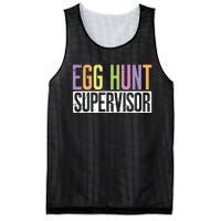 Egg Hunt Supervisor Egg Hunting Party Mom Dad Adult Easter Mesh Reversible Basketball Jersey Tank