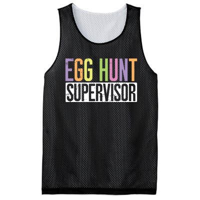 Egg Hunt Supervisor Egg Hunting Party Mom Dad Adult Easter Mesh Reversible Basketball Jersey Tank