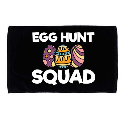 Egg Hunt Squad Easter Day Bunny Microfiber Hand Towel