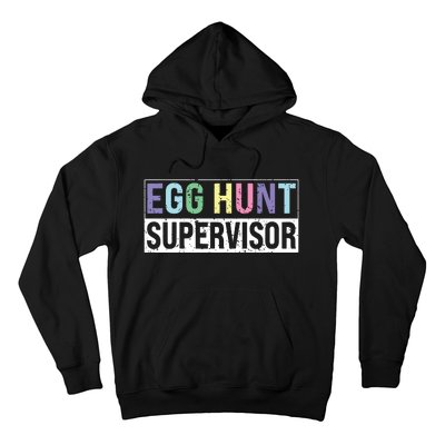 Egg Hunt Supervisor Egg Hunting Party Mom Dad Adult Easter Hoodie