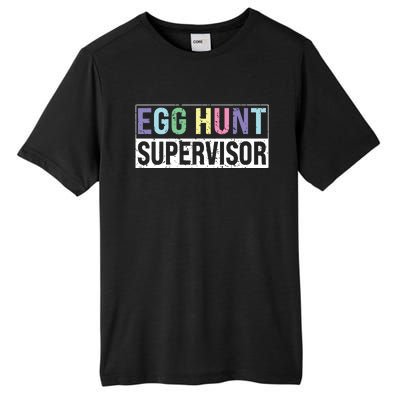 Egg Hunt Supervisor Egg Hunting Party Mom Dad Adult Easter Tall Fusion ChromaSoft Performance T-Shirt