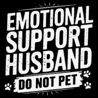Emotional Husband Support Do Not Pet Funny Husband Humor 16 in Basic Backpack