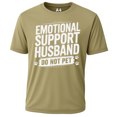 Emotional Husband Support Do Not Pet Funny Husband Humor Performance Shirt