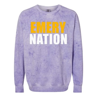 Emery High School Nation Colorblast Crewneck Sweatshirt