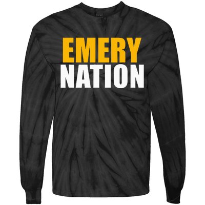 Emery High School Nation Tie-Dye Long Sleeve Shirt