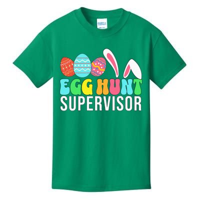 Egg Hunt Supervisor Easter Egg Hunting Supervisor Kids T-Shirt