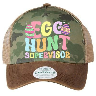 Egg Hunt Supervisor Mom Dad Legacy Tie Dye Trucker Hat