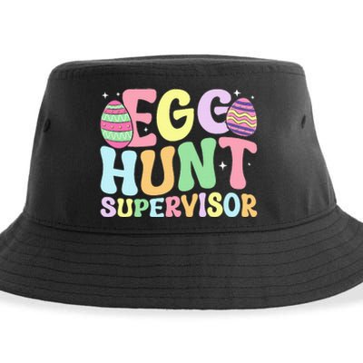 Egg Hunt Supervisor Mom Dad Sustainable Bucket Hat