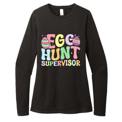 Egg Hunt Supervisor Mom Dad Womens CVC Long Sleeve Shirt