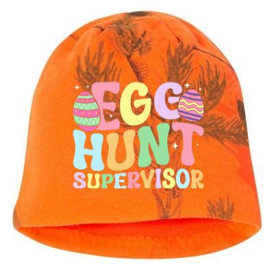 Egg Hunt Supervisor Mom Dad Kati - Camo Knit Beanie