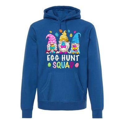 Egg Hunt Squad Gnomes Happy Easter Day Gnomes Bunny Egg Hunt Gift Premium Hoodie