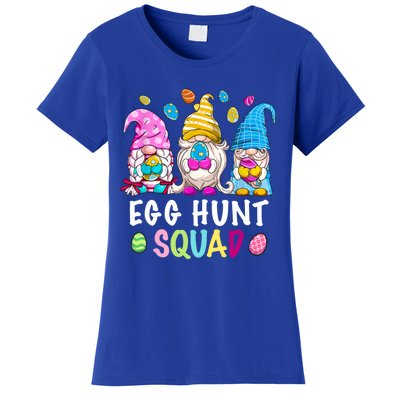 Egg Hunt Squad Gnomes Happy Easter Day Gnomes Bunny Egg Hunt Gift Women's T-Shirt