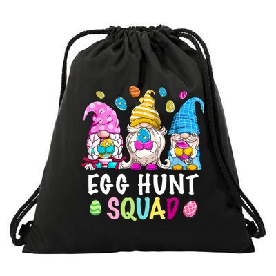 Egg Hunt Squad Gnomes Happy Easter Day Gnomes Bunny Egg Hunt Gift Drawstring Bag
