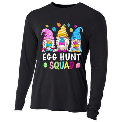Egg Hunt Squad Gnomes Happy Easter Day Gnomes Bunny Egg Hunt Gift Cooling Performance Long Sleeve Crew