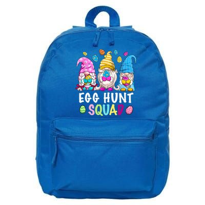 Egg Hunt Squad Gnomes Happy Easter Day Gnomes Bunny Egg Hunt Gift 16 in Basic Backpack