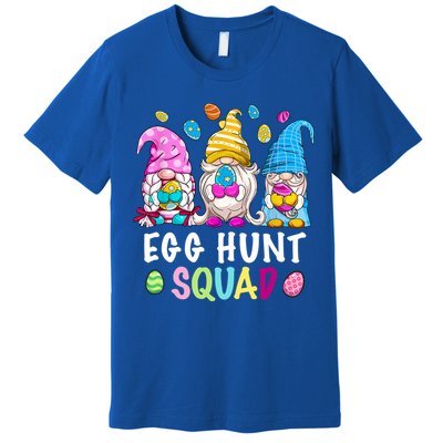 Egg Hunt Squad Gnomes Happy Easter Day Gnomes Bunny Egg Hunt Gift Premium T-Shirt
