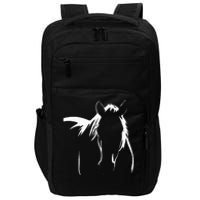 Elegant Horse Silhouette Graphic Art Design For Horse Lovers Impact Tech Backpack