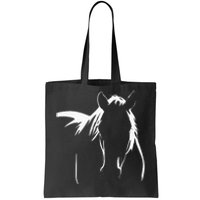 Elegant Horse Silhouette Graphic Art Design For Horse Lovers Tote Bag