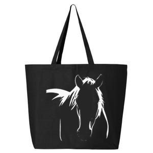 Elegant Horse Silhouette Graphic Art Design For Horse Lovers 25L Jumbo Tote