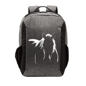 Elegant Horse Silhouette Graphic Art Design For Horse Lovers Vector Backpack