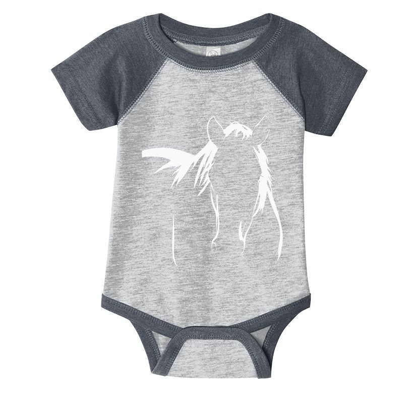 Elegant Horse Silhouette Graphic Art Design For Horse Lovers Infant Baby Jersey Bodysuit