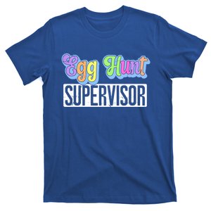 Egg Hunt Supervisor Egg Hunting Party Mom Dad Adult Easter T-Shirt