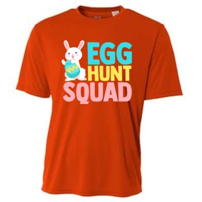 Egg Hunt Squad Easter Eggs Bunny Lover Holy Week Christian Gift Cooling Performance Crew T-Shirt