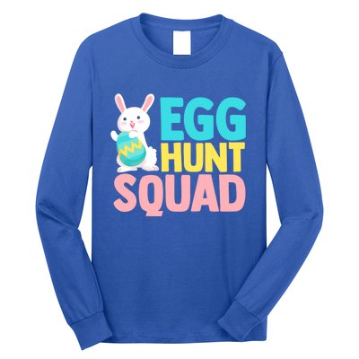 Egg Hunt Squad Easter Eggs Bunny Lover Holy Week Christian Gift Long Sleeve Shirt