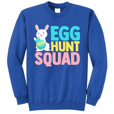 Egg Hunt Squad Easter Eggs Bunny Lover Holy Week Christian Gift Sweatshirt