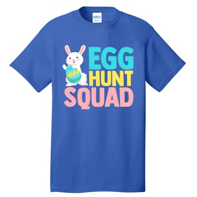 Egg Hunt Squad Easter Eggs Bunny Lover Holy Week Christian Gift Tall T-Shirt