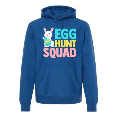 Egg Hunt Squad Easter Eggs Bunny Lover Holy Week Christian Gift Premium Hoodie