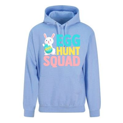 Egg Hunt Squad Easter Eggs Bunny Lover Holy Week Christian Gift Unisex Surf Hoodie