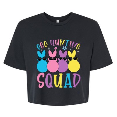 Egg Hunting Squad Bella+Canvas Jersey Crop Tee