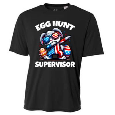 Egg Hunt Supervisor Easter 2024 Family Matching Cooling Performance Crew T-Shirt