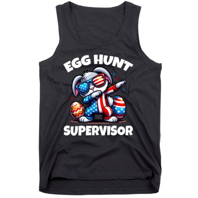 Egg Hunt Supervisor Easter 2024 Family Matching Tank Top