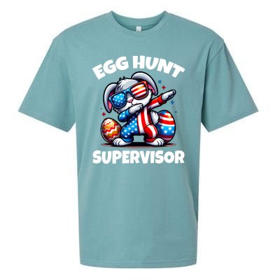 Egg Hunt Supervisor Easter 2024 Family Matching Sueded Cloud Jersey T-Shirt