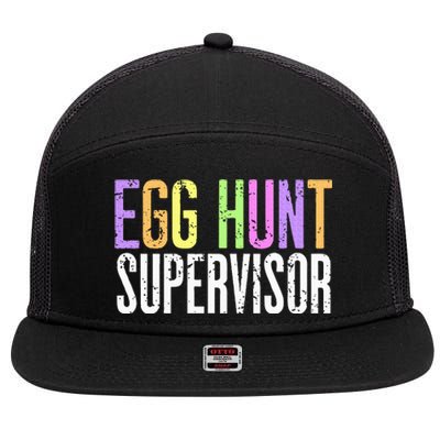 Egg Hunt Supervisor 7 Panel Mesh Trucker Snapback Hat