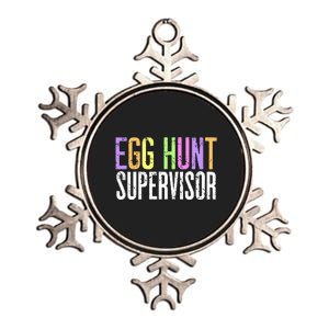 Egg Hunt Supervisor Metallic Star Ornament