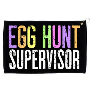 Egg Hunt Supervisor Grommeted Golf Towel