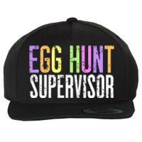 Egg Hunt Supervisor Wool Snapback Cap