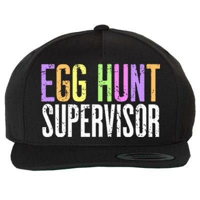 Egg Hunt Supervisor Wool Snapback Cap