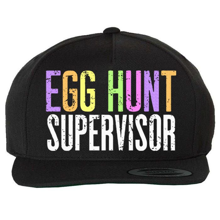 Egg Hunt Supervisor Wool Snapback Cap