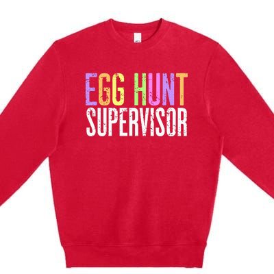 Egg Hunt Supervisor Premium Crewneck Sweatshirt