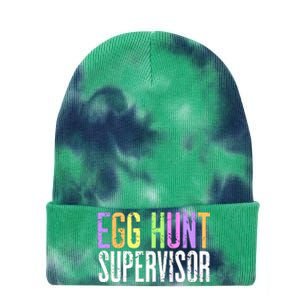 Egg Hunt Supervisor Tie Dye 12in Knit Beanie